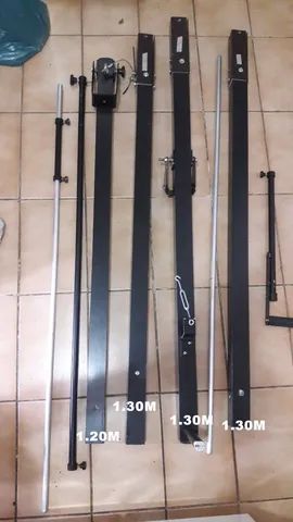 Grua (Artesanal) - 5,10m Com As Anilhas Pronta Para Uso