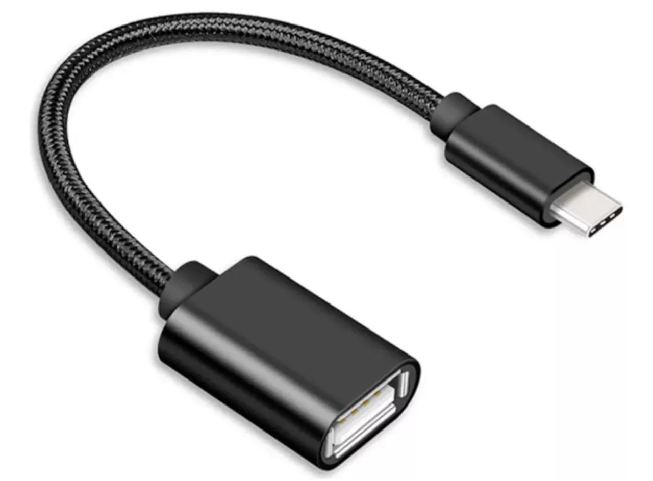 Adaptador Otg Para Celular plug Tipo C ou V8 - Foto 3