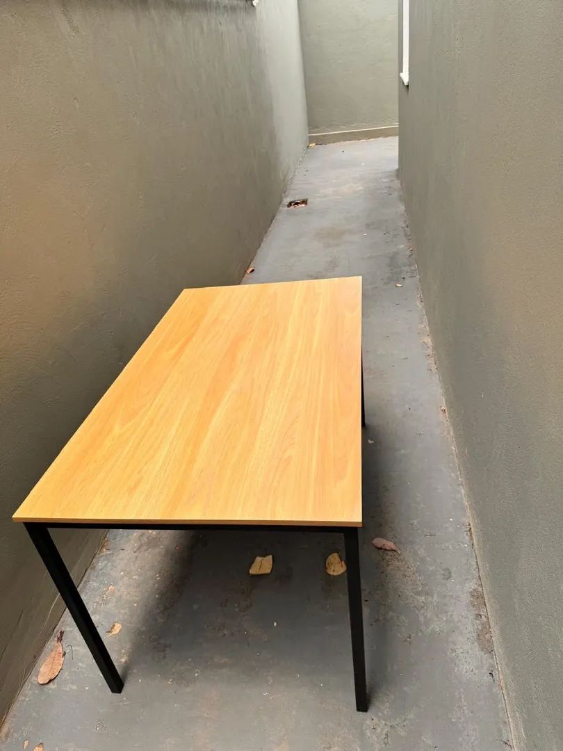 Mesa de MDF com estrutura de ferro pintura eletrostática  - Foto 2