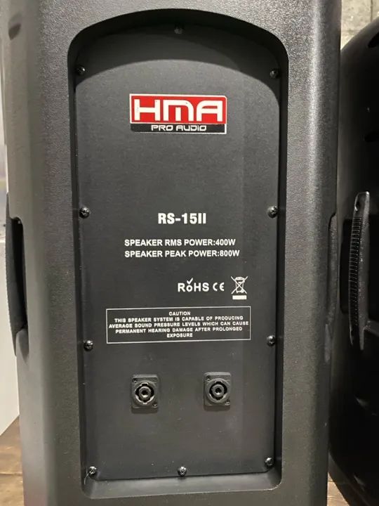 Par de caixas ativa e passiva 15 polegadas - Foto 4