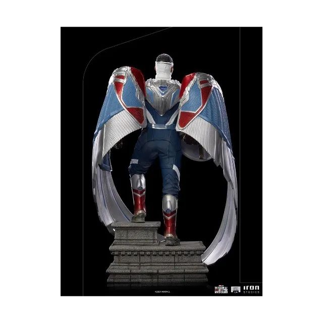 Captain America Sam Wilson (Closed Wings) - IRON STUDIOS Colecionável - Foto 4
