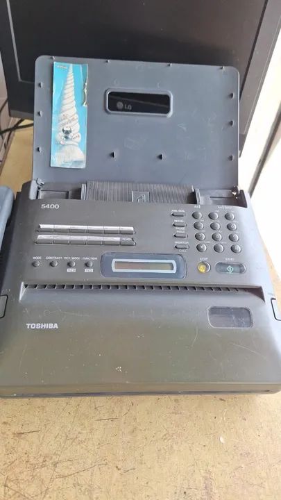 Antiguidade Aparelho de Fax Toshiba 99,00 Pix - 0710 - Foto 3