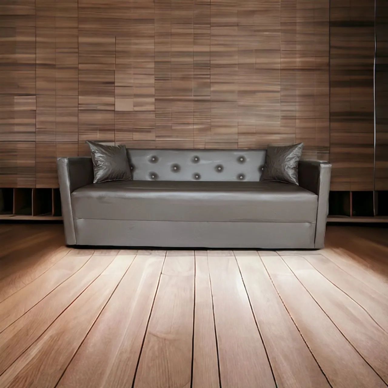 Sofá de Espera 3 lugares em Corino, produto charmoso ideal para vc!! Em corino - Foto 5