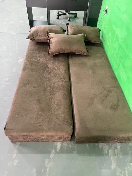 Sofá cama 3 em 1 almofadas soltas - Foto 4