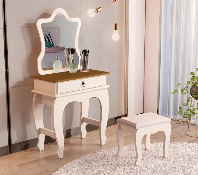 Penteadeira Infantil Nova Off white 