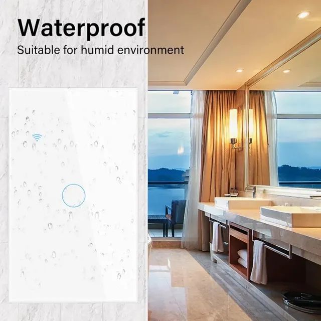Interruptor de 2 Botões Wifi Tuya, compatível com Alexa, Inteligente  - Foto 3