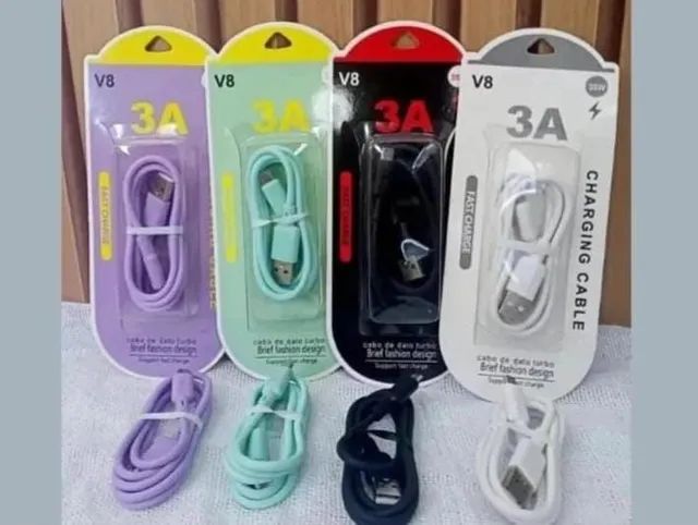 CRC Shop Informática - Cabo USB Cartelado Tipo C, Micro USB 1 Metro