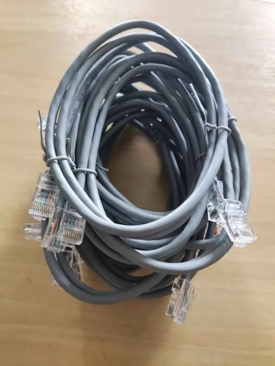 **Lote 50 Cabos de Rede 1mt **
