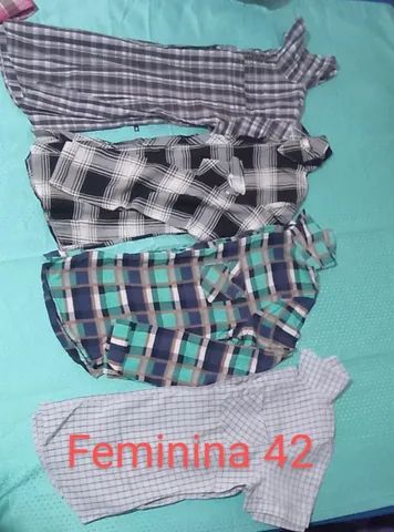 Camisa xadrez (masculina e feminina) - Foto 3