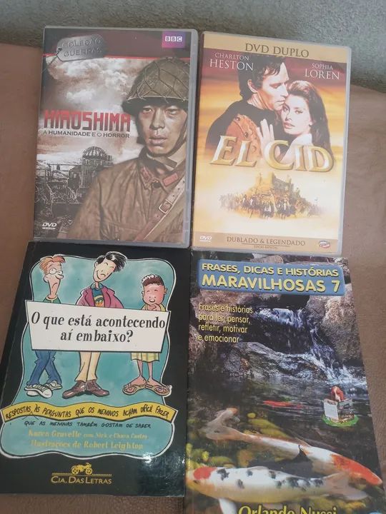 Kit 2 livros e 2 dvd,s - Foto 3