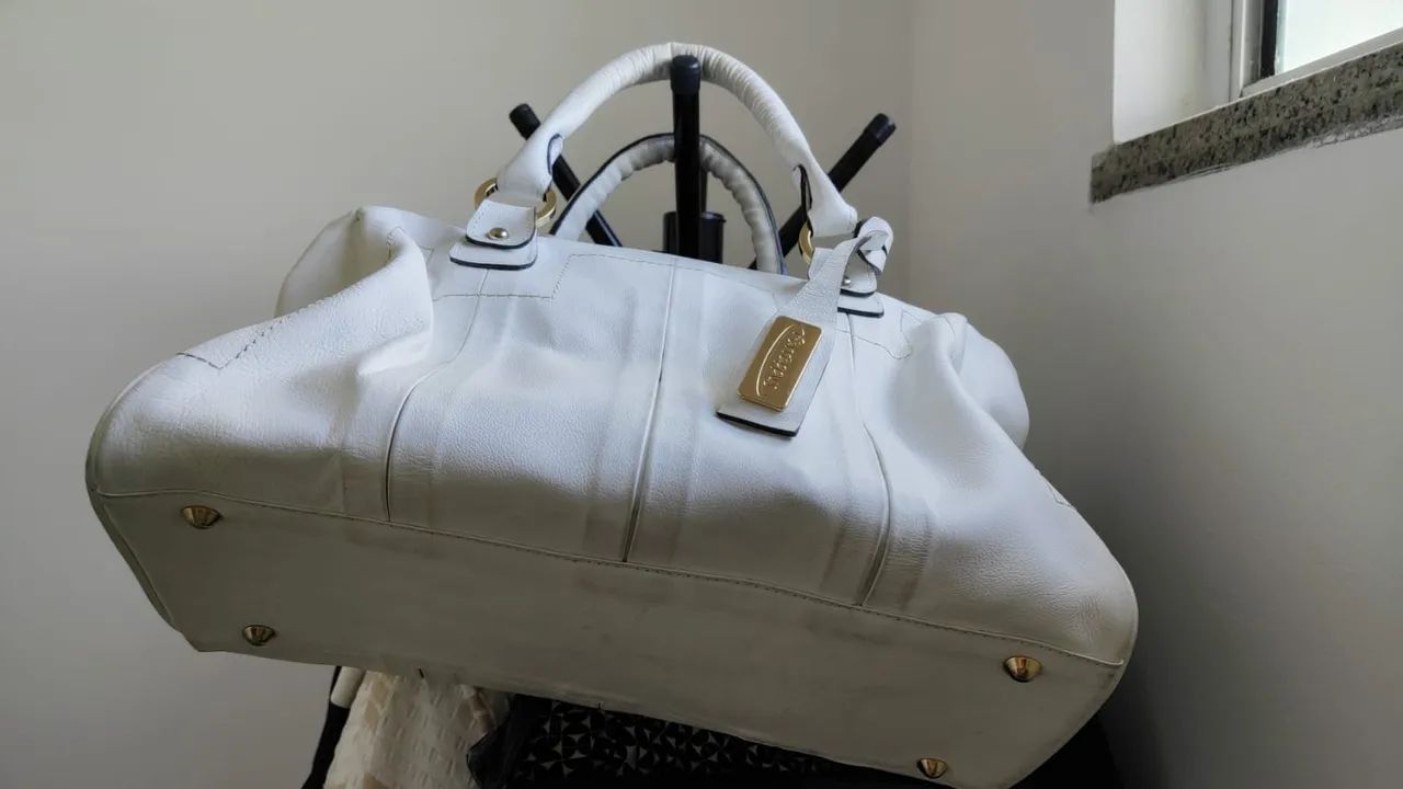 Bolsa de ombro em couro legitimo  - Foto 3