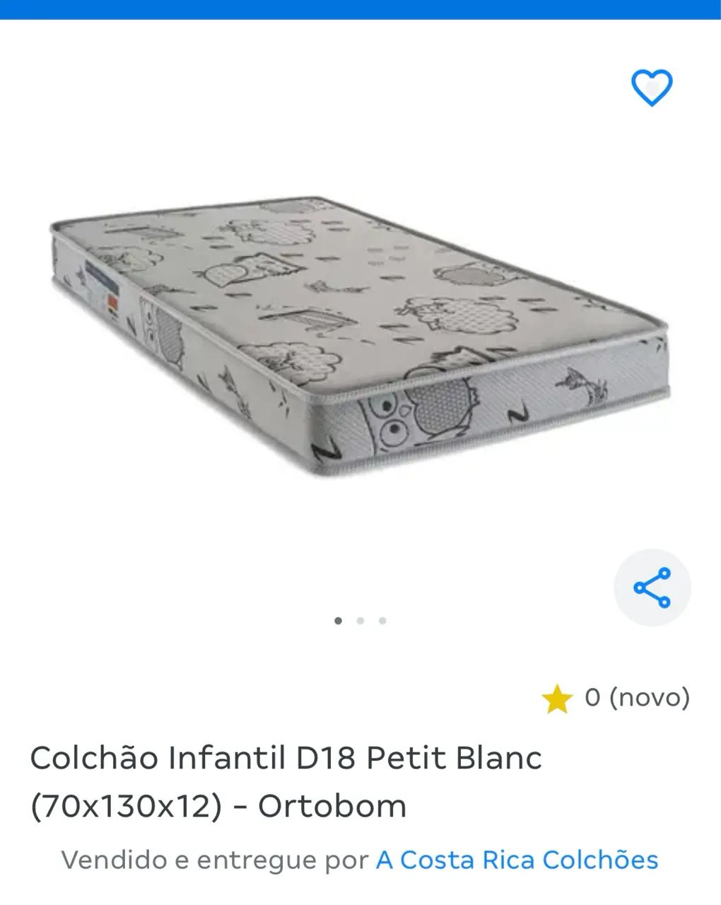 Berço mdf + colchão 64840770051971121