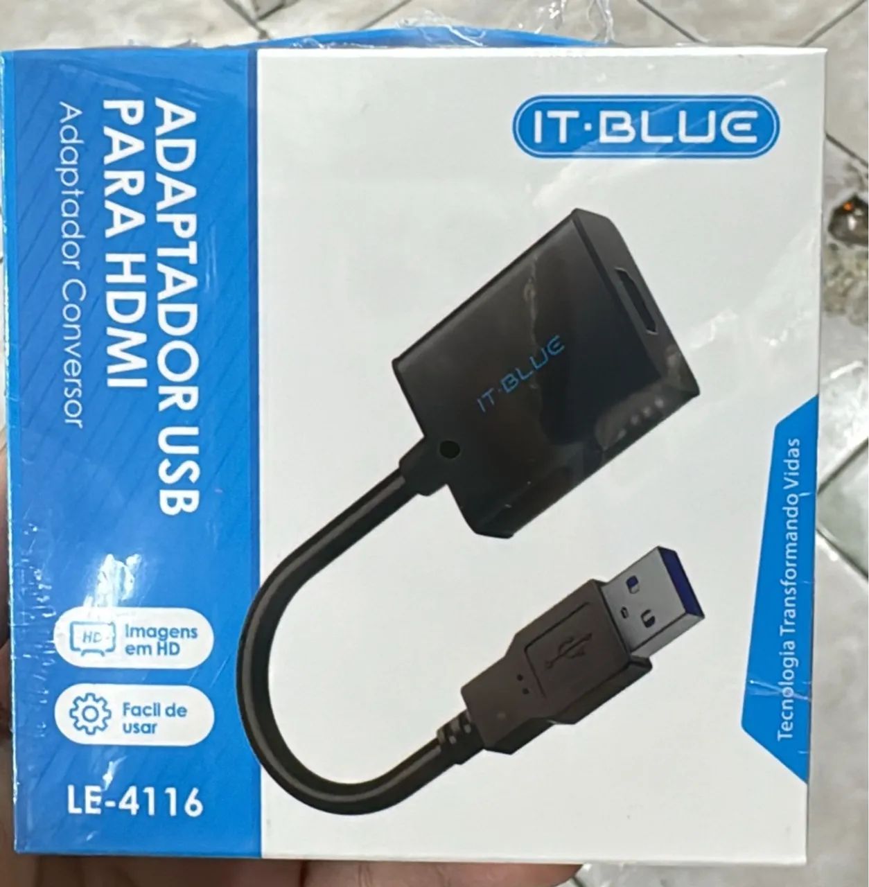 Adaptador Uso para Hami, Uso 3.0, Hami 1080p, It- blue 