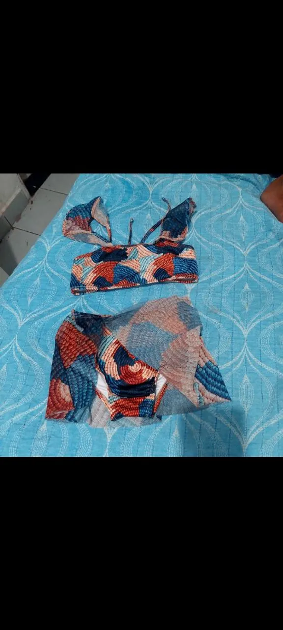 Conjunto de biquíni colorido