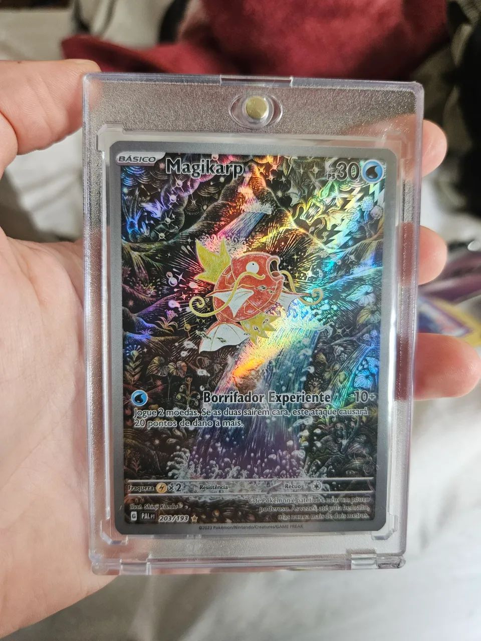 Magikarp (203/193) - Carta Pokémon Evoluções em Paldea - Hobbies e