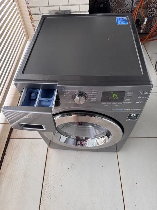 Lava e seca inox Samsung 10kg  - Foto 6