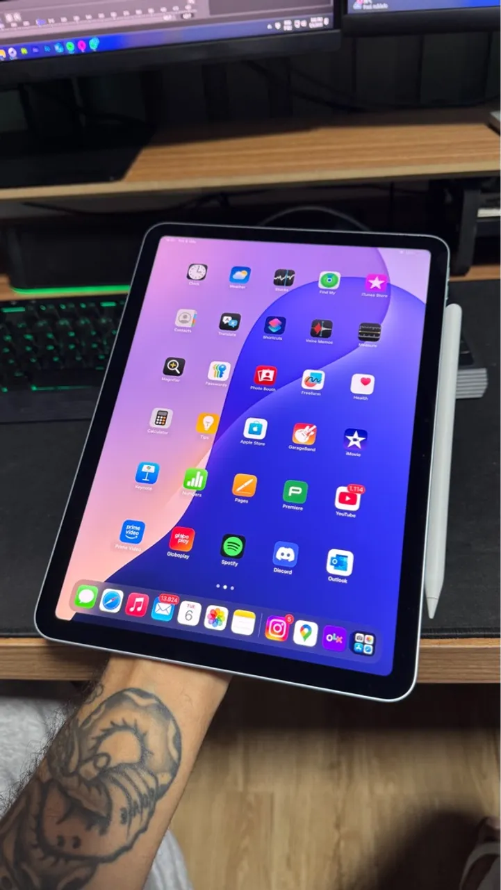 iPad Air M2 256Gb 11 Polegadas com Apple Pencil Pro