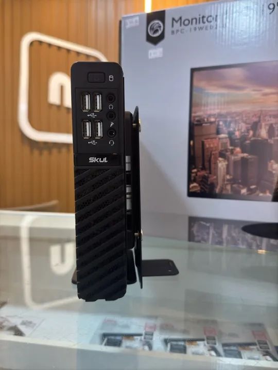 Mini Pc Completo Celeron | 4GB | 120GB SSD + Monitor 19 Polegadas + Kit Teclado e Mouse - Foto 4