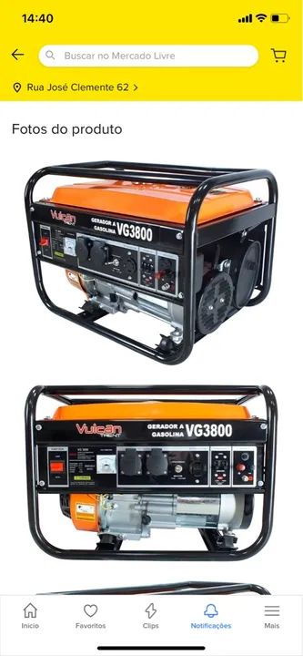 Gerador Vulcan VG3800