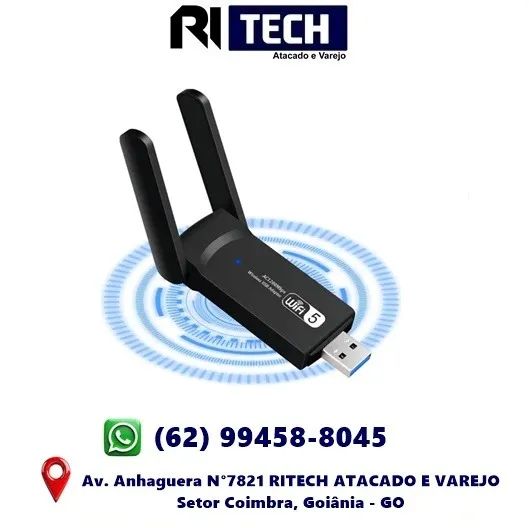 Adaptador Wifi Usb 3.0 Dual Band AC650 2.4/5ghz Wireless 5g