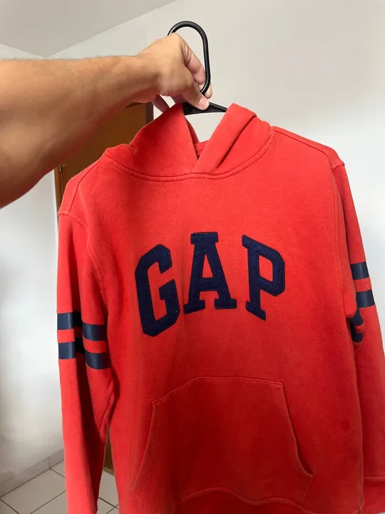Moletom Gap Vermelho - Tamanho gg kids