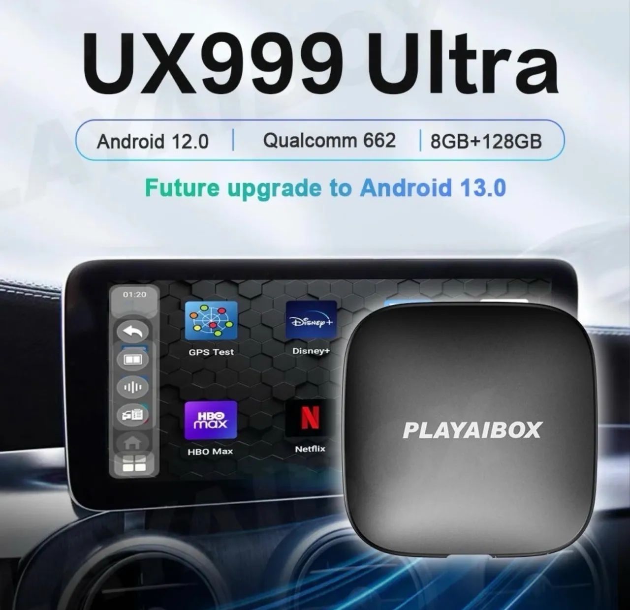 Interface Multimídia Carro Carplay Playaibox Ux999 Ultra - Foto 4