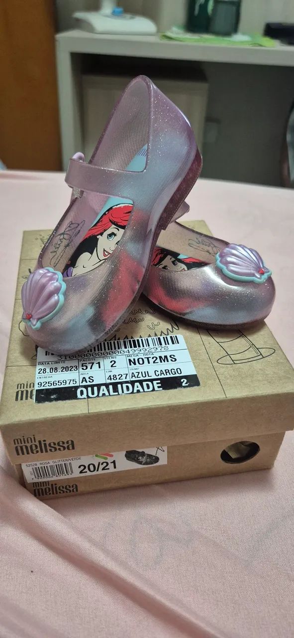 Sapatilha Mini Melissa Ariel n° 20/21