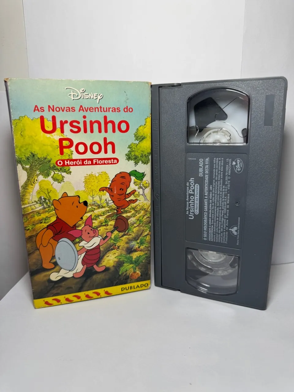 Fita VHS - Ursinho Pooh: O Herói da Floresta - Clássicos Disney