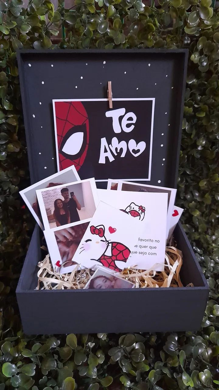 Caixinha homem aranha 