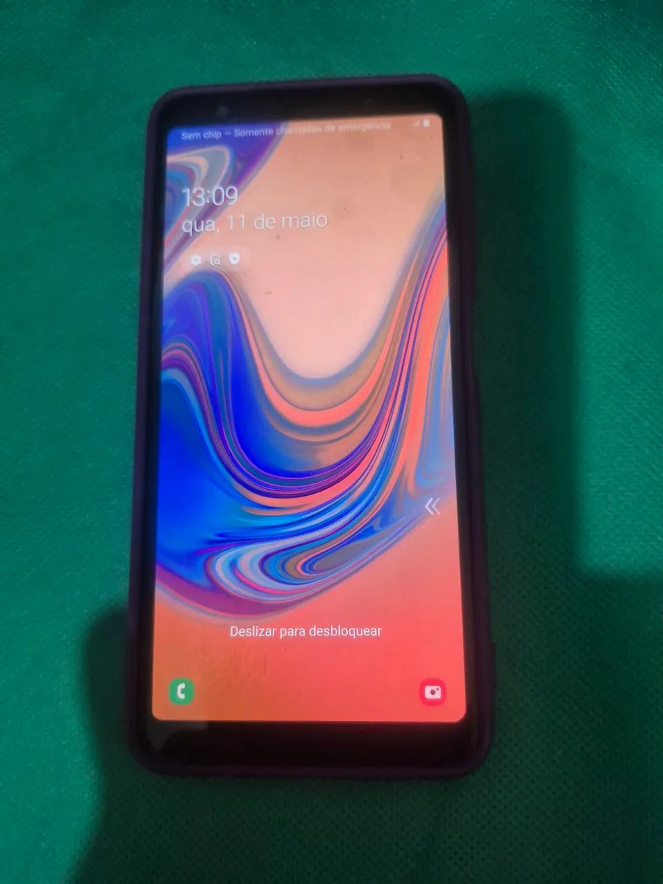 Celular Samsung A7 128g + capa e película 