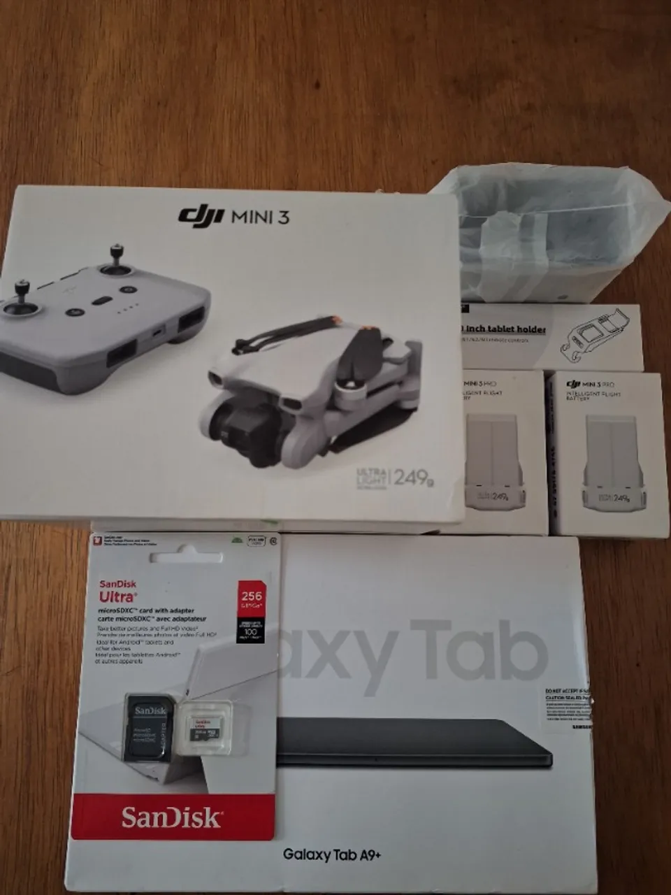 Drone Dji Mini 3 + Galaxy Tab A9+