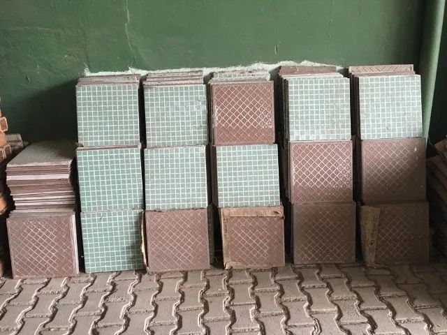 Revestimento tipo pastilha, 35 x 35 raridade no mercado.