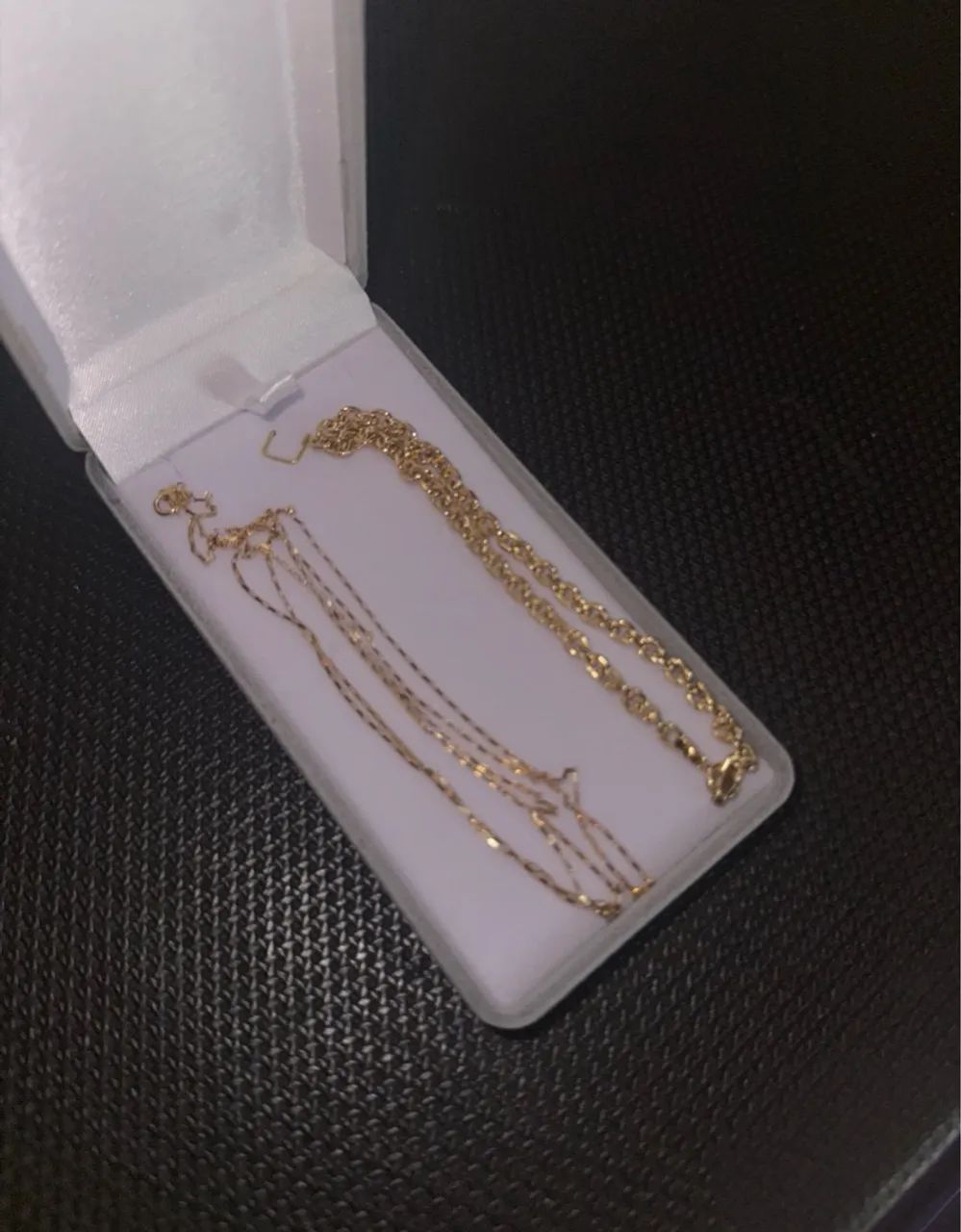 Corrente e pulseira de ouro 18k