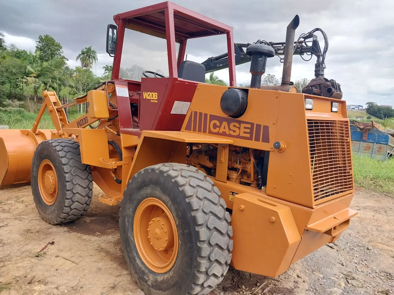 Pá carregadeira Case W20 b ano 1993