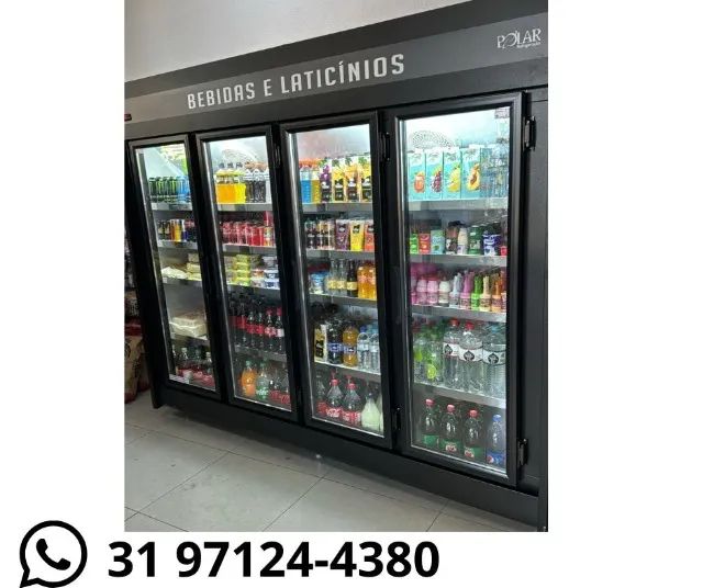 Refrigerador Expositor 4 Portas Polar 