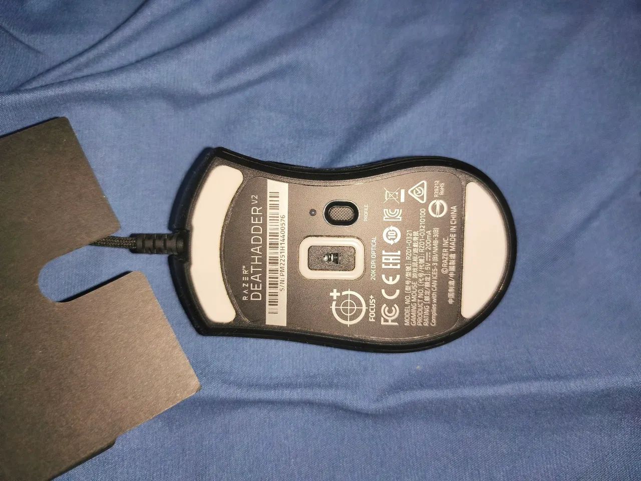Mouse deathadder V2 com fio - Foto 2