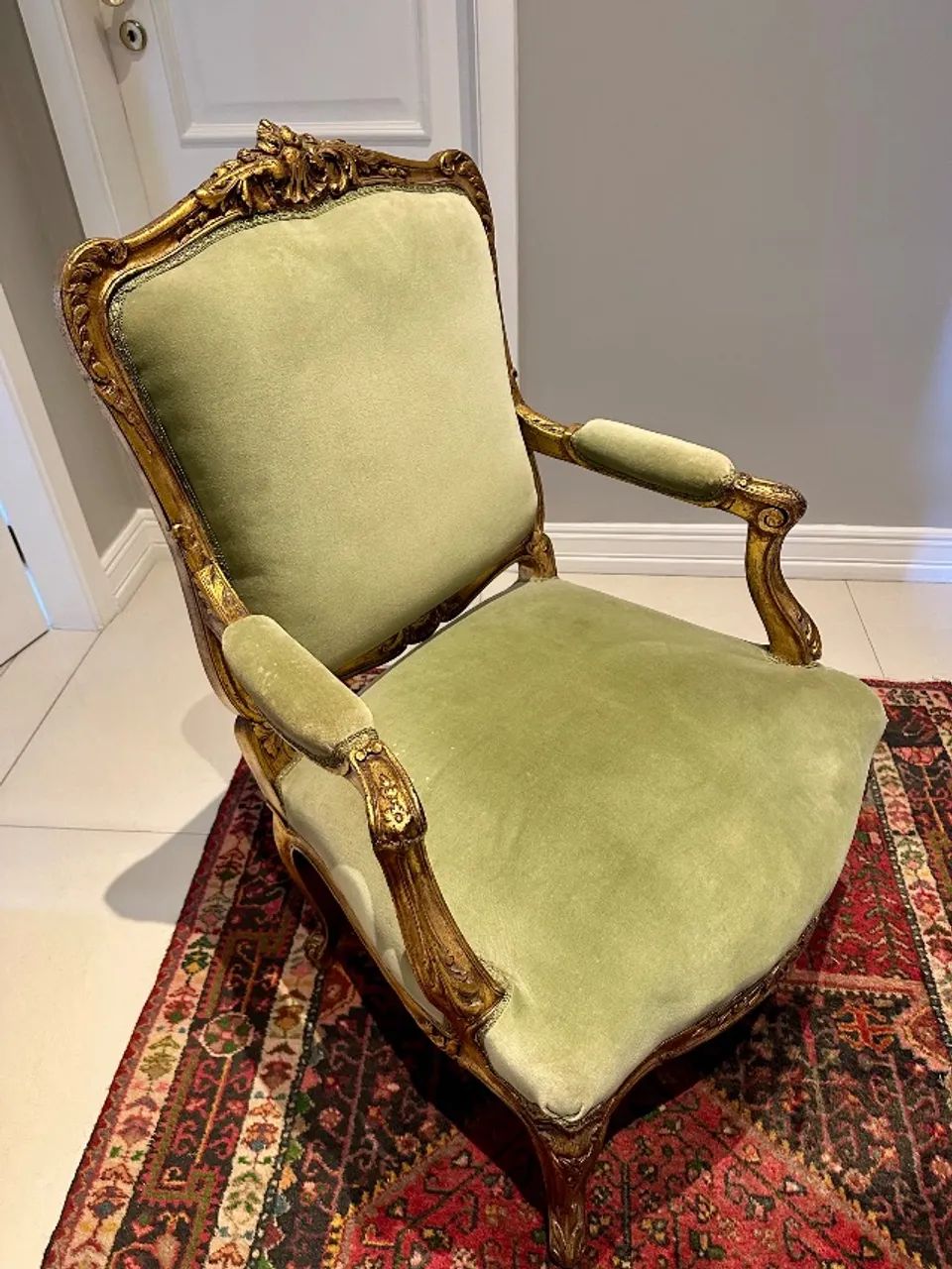 Antiga cadeira Louis XV - Foto 5