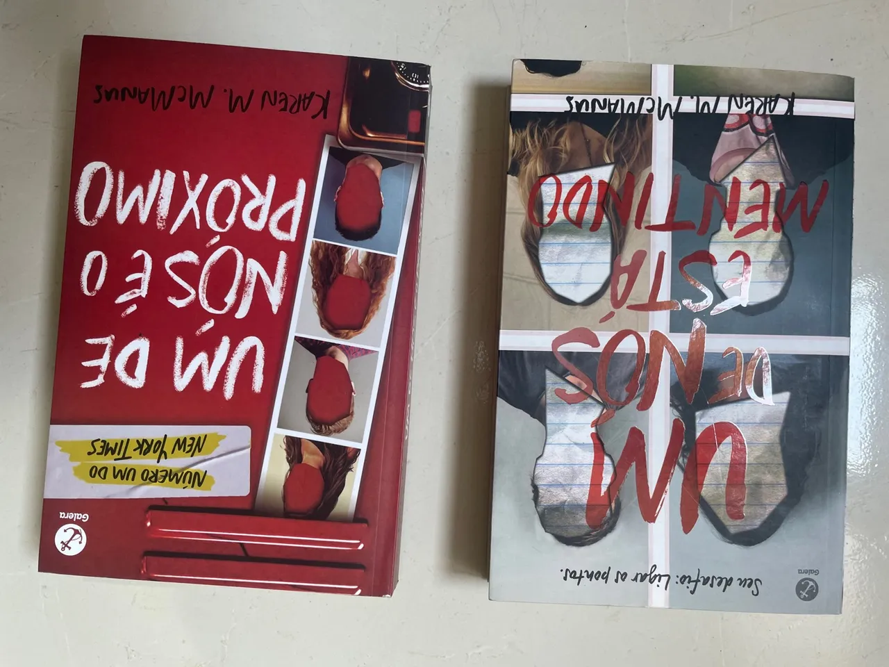 Livros 'Um de Nós Está Mentindo' e 'Um de Nós É o Próximo'