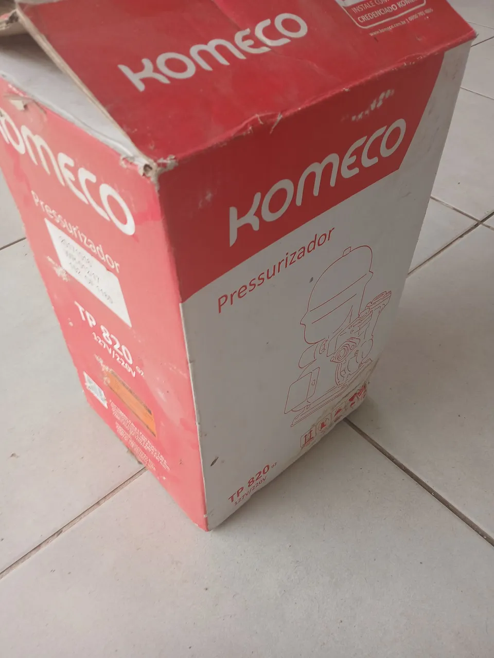 450,00 reais Pressurizador Komeco TP 820