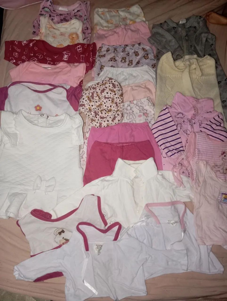 Vendo essas roupinhas de bebê feminino, bebê conforto  - Foto 2