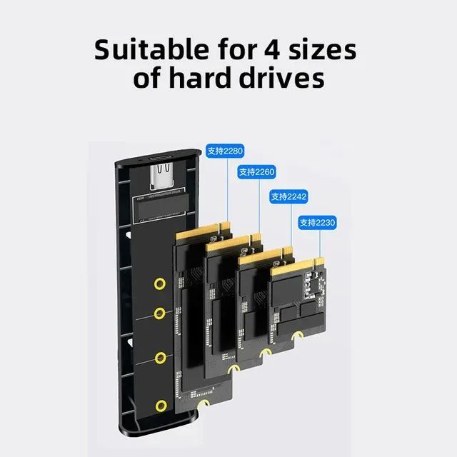 Case externa para NVMe M2 Tipo C - Foto 4