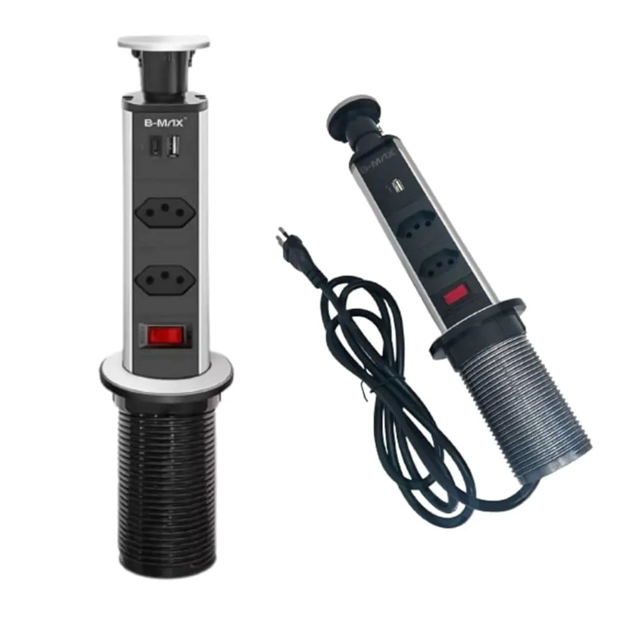 Tomada Inteligente Retrátil B-Max com USB - Foto 3