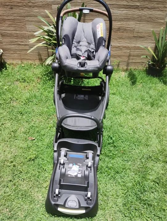 Conjunto de carrinho de bebê e cadeirinha Maxi Cosi - Foto 5