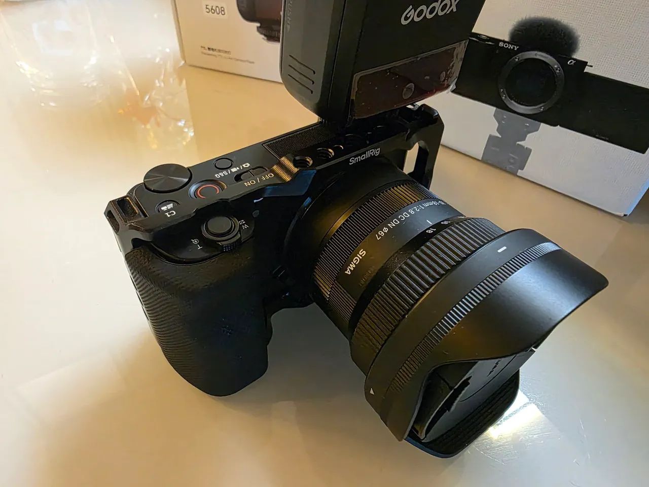 ZV-E10 nova com lente sigma - Foto 4