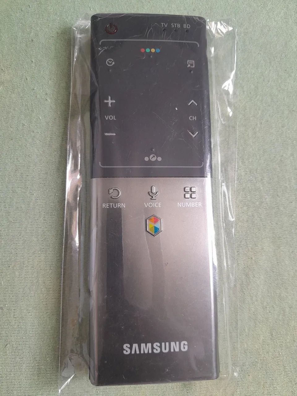 CONTROLE REMOTO TV SAMSUNG RMCTPE1 C/ COMANDO DE VOZ ORIGINAL