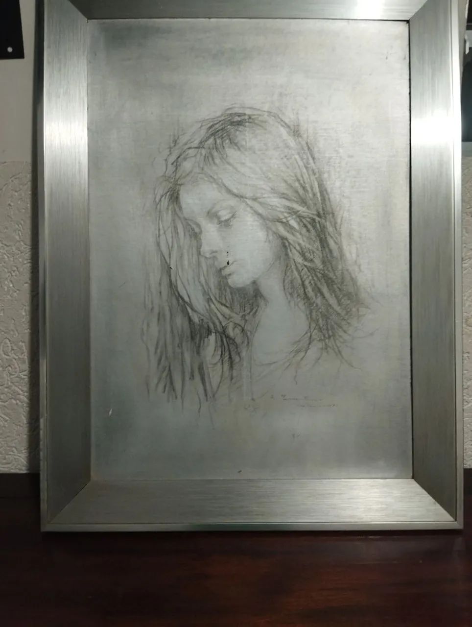 Quadro sobre papel kraft