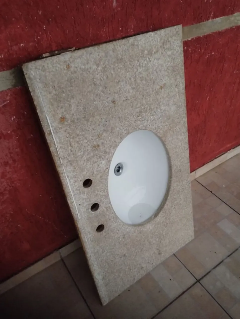 Cuba para banheiro em mármore