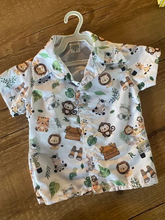 Conjunto Safari Bebê - Macacão e Shorts - Foto 2