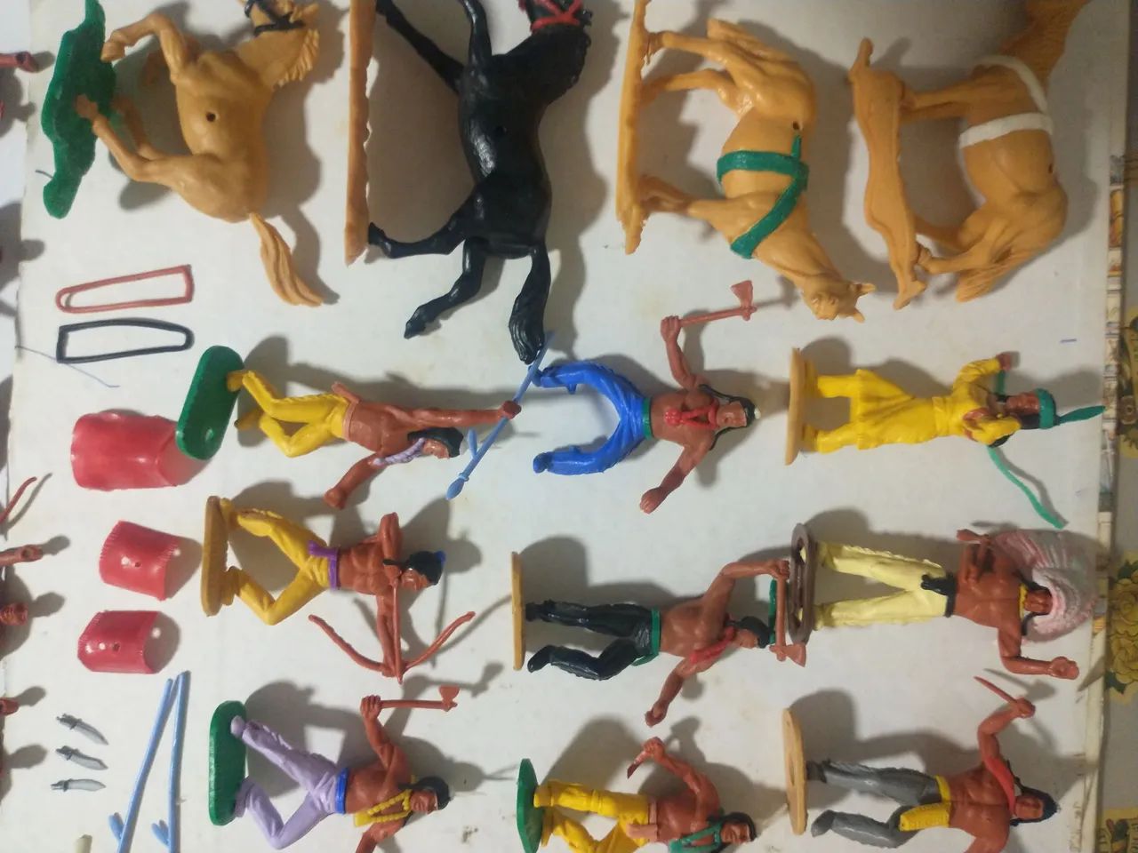 Conjunto de Índios Timpo Toys - tipo Forte Apache  - Foto 2