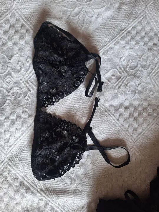 Sutiã de renda preto - Tamanho m